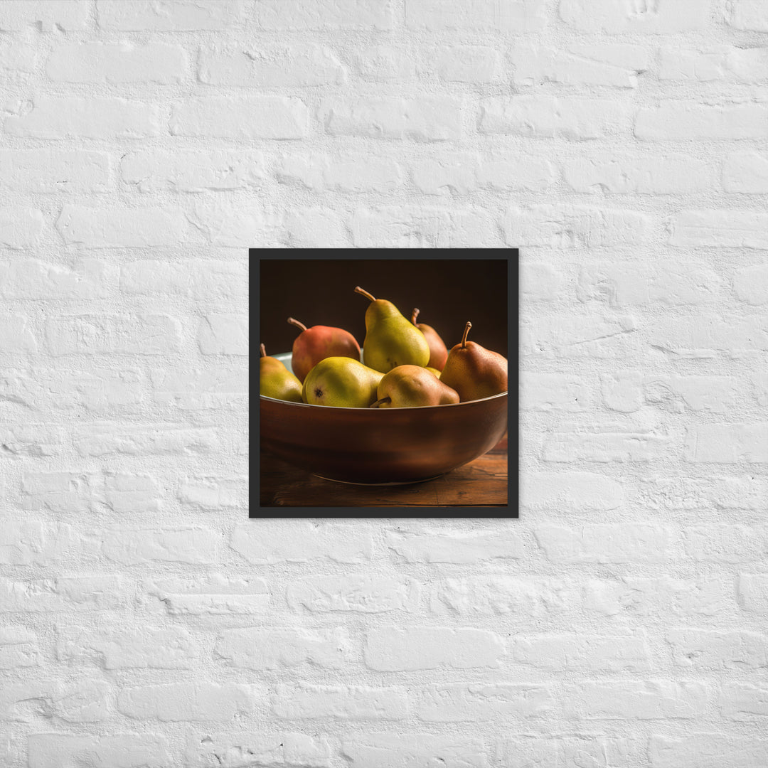 Bartlett Pears Framed poster 🤤 from Yumify.AI