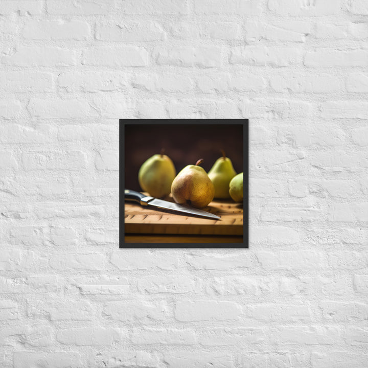 Asian Pears Framed poster 🤤 from Yumify.AI