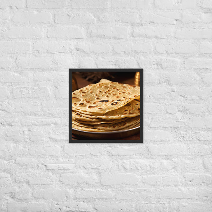 Chapati Framed poster 🤤 from Yumify.AI