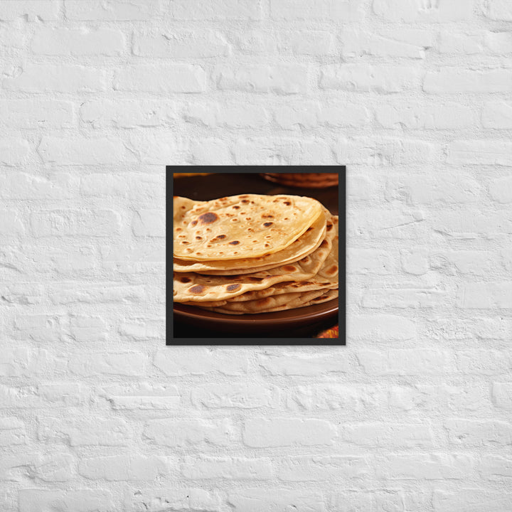 Chapati Framed poster 🤤 from Yumify.AI