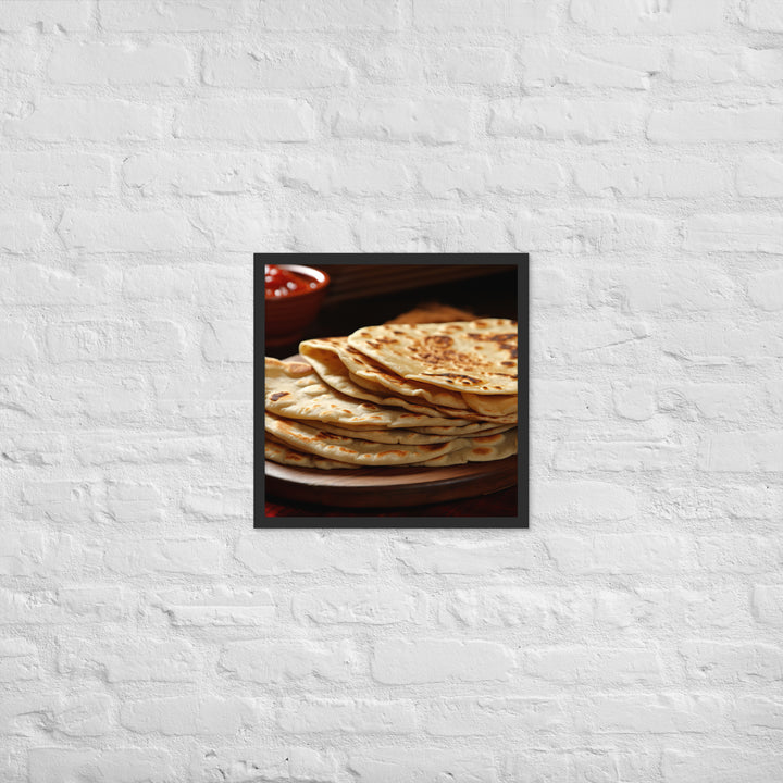 Chapati Framed poster 🤤 from Yumify.AI