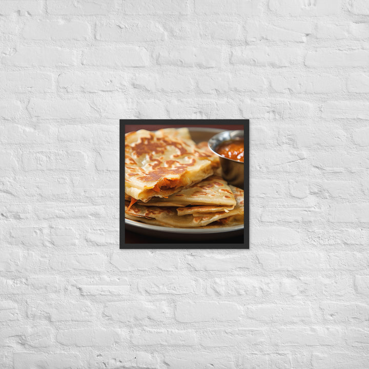 Roti Prata Framed poster 🤤 from Yumify.AI