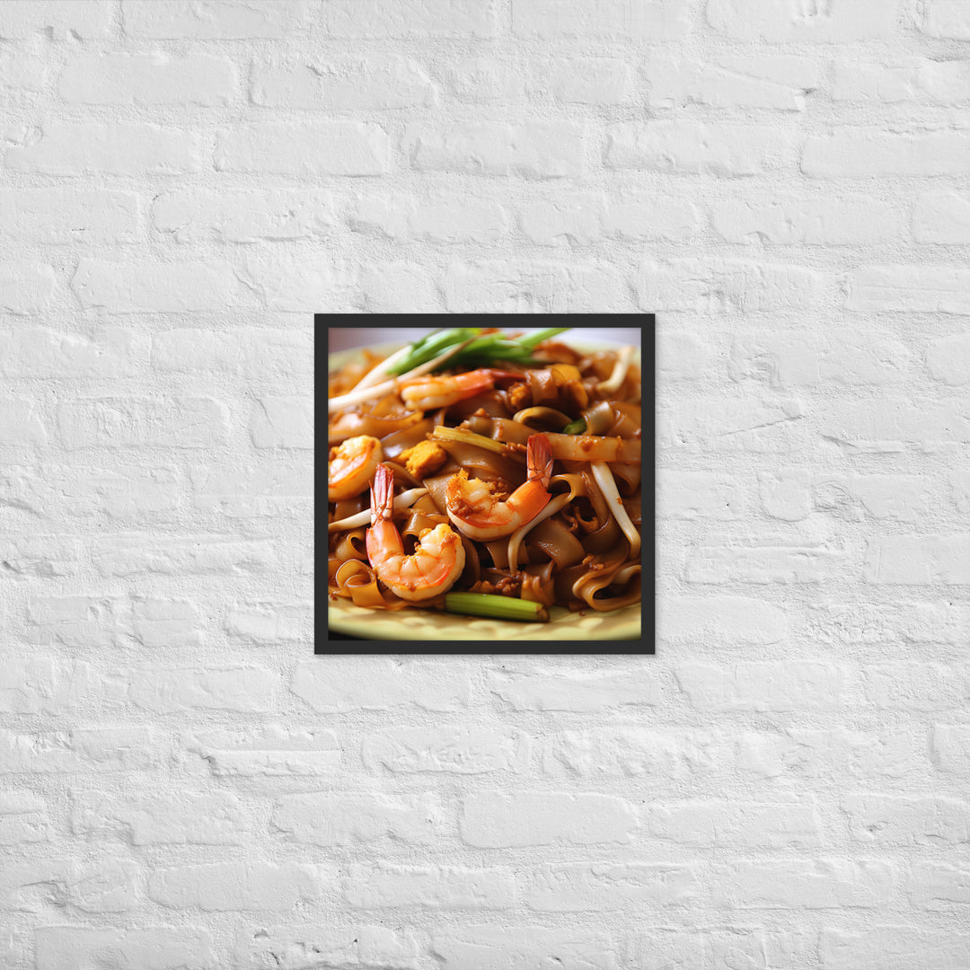 Char Kway Teow Framed poster 🤤 from Yumify.AI