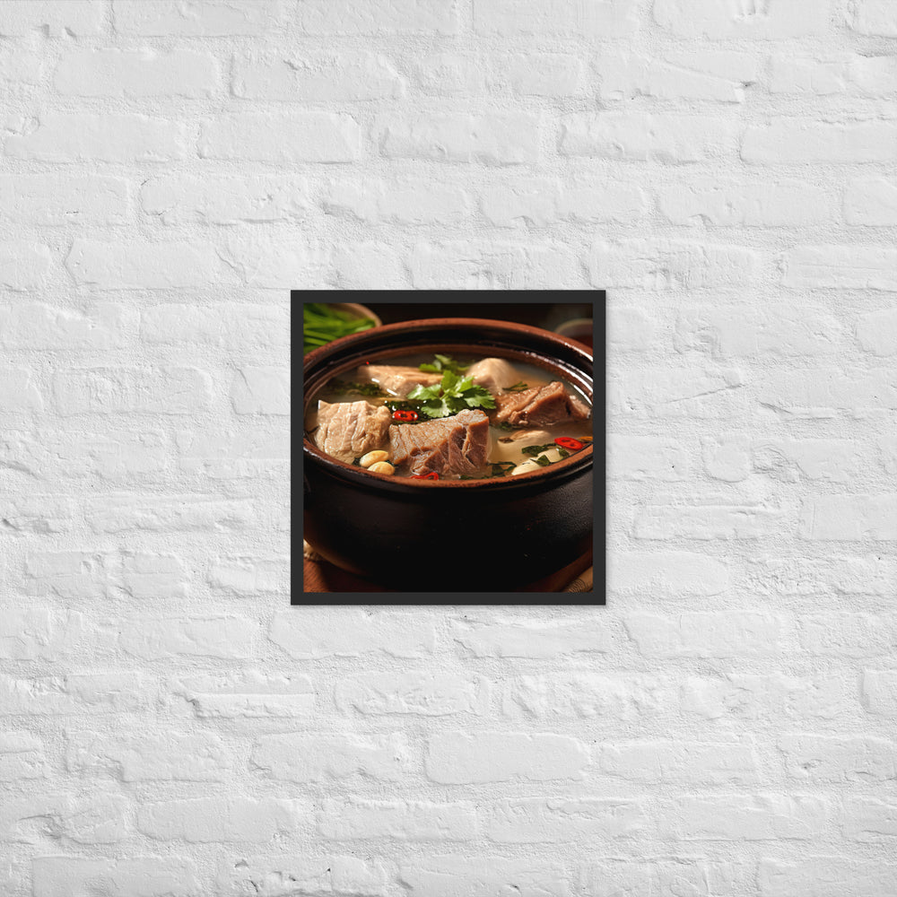 Bak Kut Teh Framed poster 🤤 from Yumify.AI