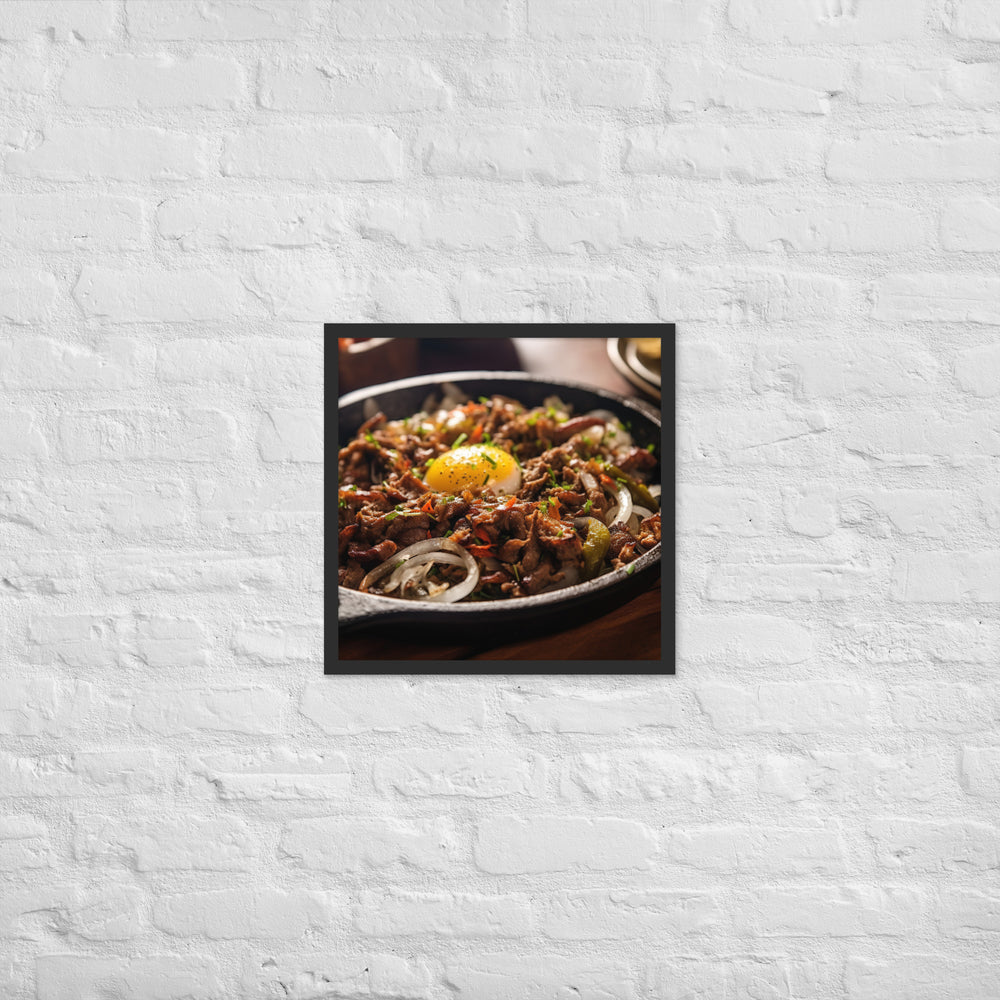 Sisig Framed poster 🤤 from Yumify.AI