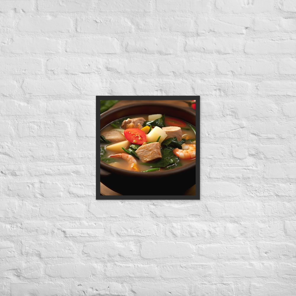 Sinigang Framed poster 🤤 from Yumify.AI