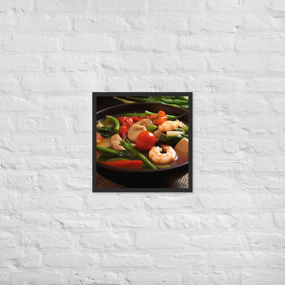 Sinigang Framed poster 🤤 from Yumify.AI