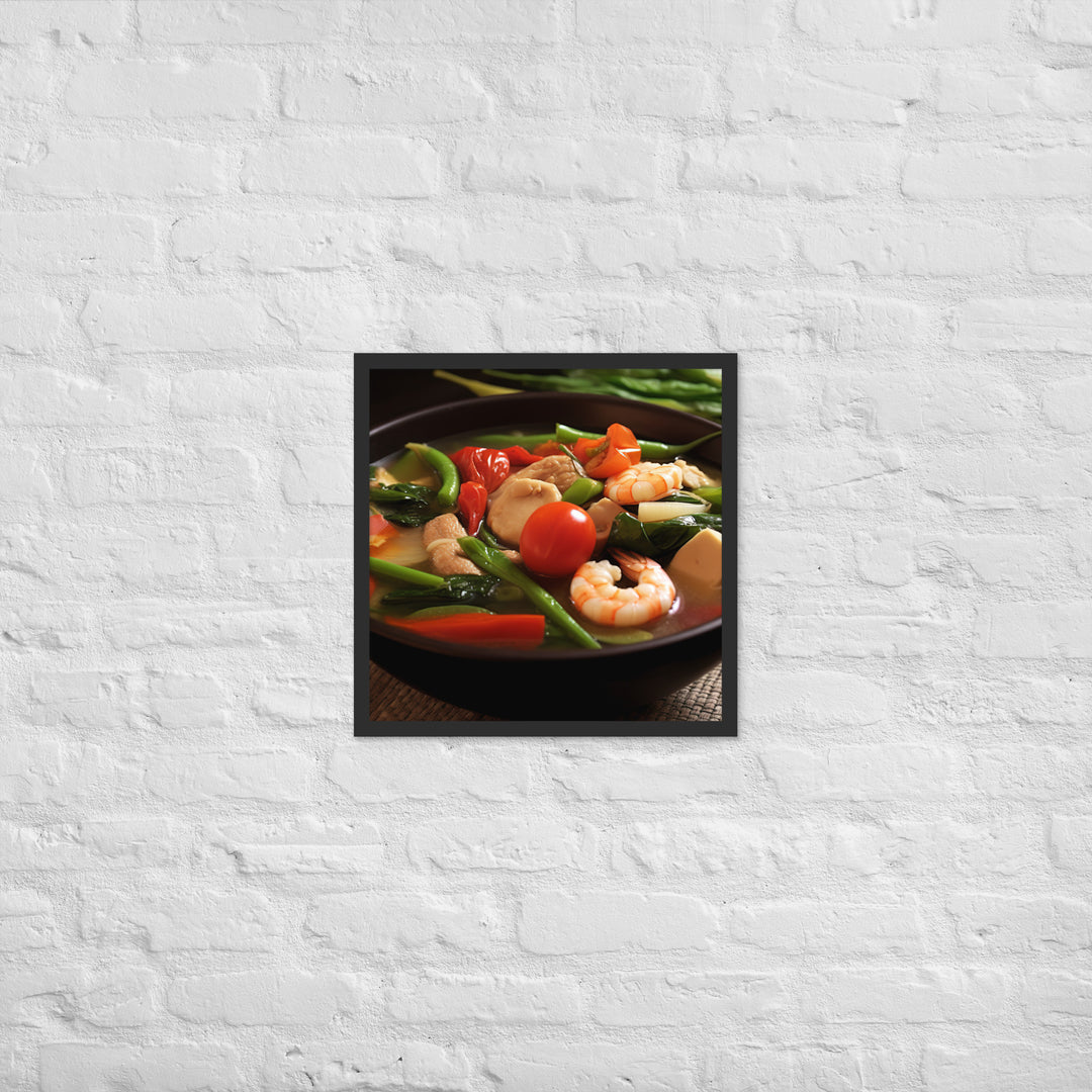 Sinigang Framed poster 🤤 from Yumify.AI