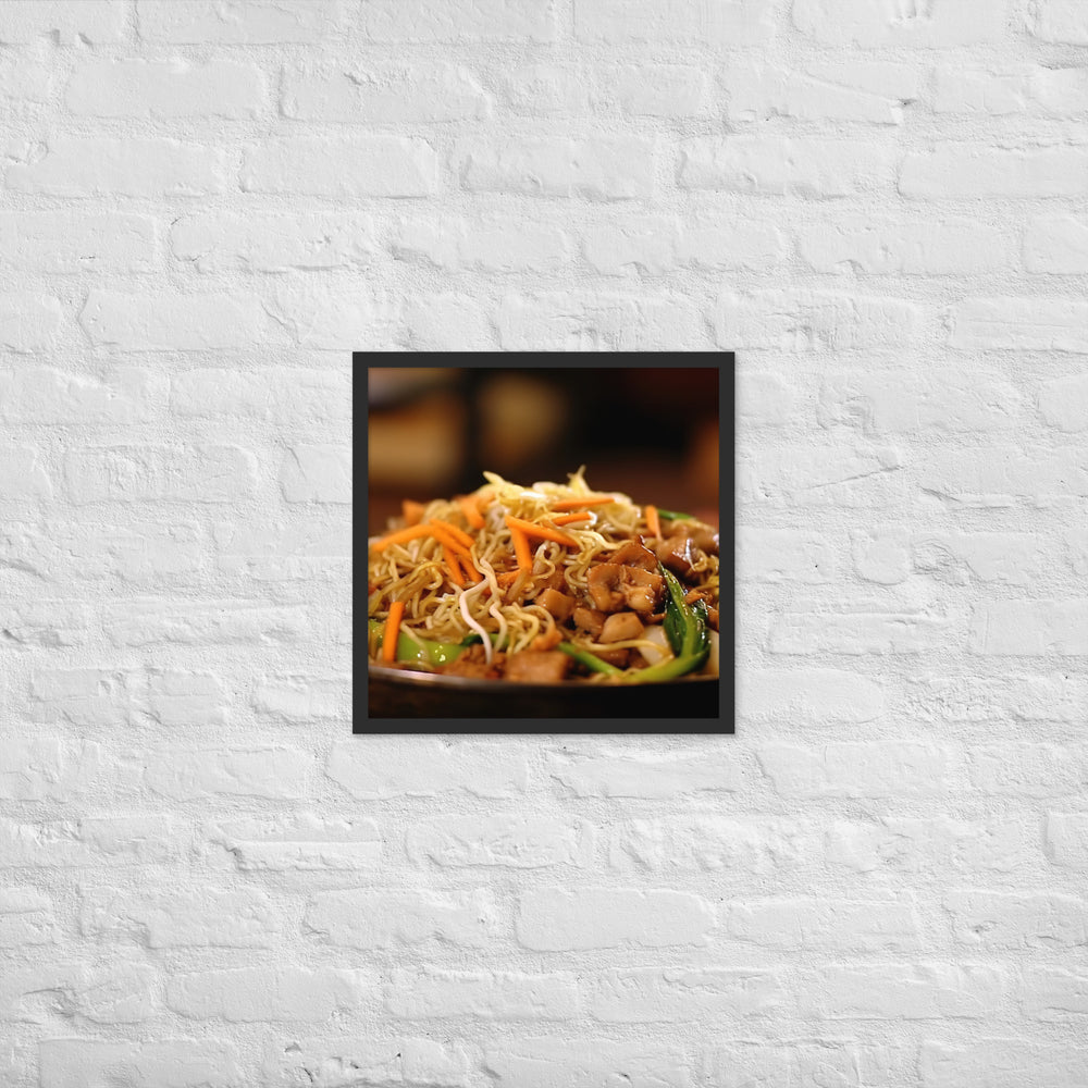 Pancit Framed poster 🤤 from Yumify.AI