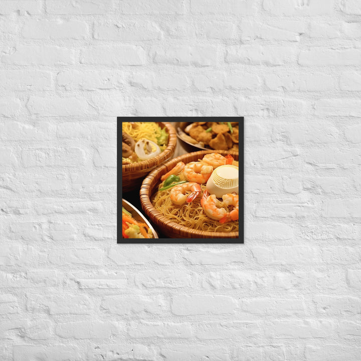 Pancit Framed poster 🤤 from Yumify.AI