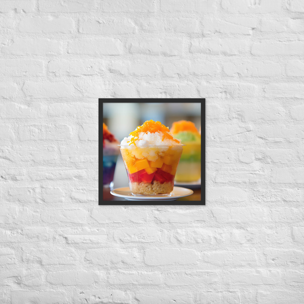 Halo Halo Framed poster 🤤 from Yumify.AI