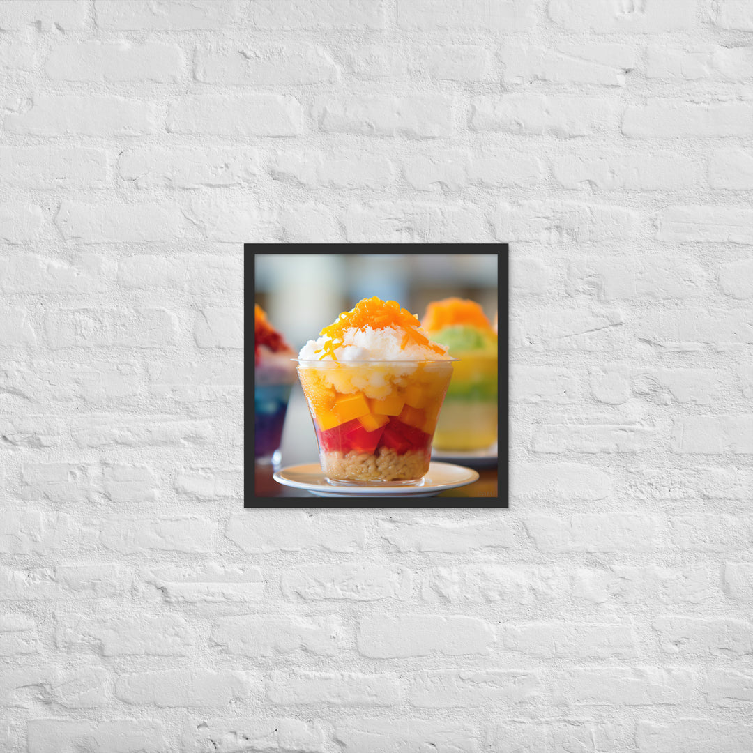 Halo Halo Framed poster 🤤 from Yumify.AI