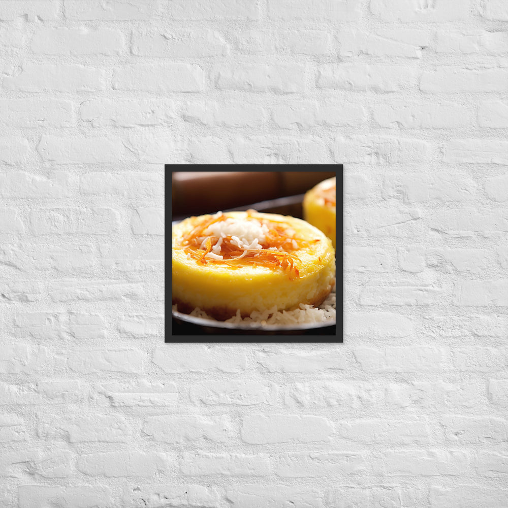 Bibingka Framed poster 🤤 from Yumify.AI