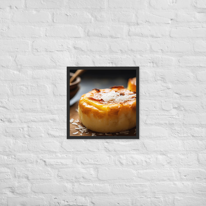 Bibingka Framed poster 🤤 from Yumify.AI