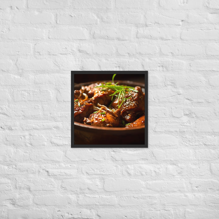 Adobo Framed poster 🤤 from Yumify.AI