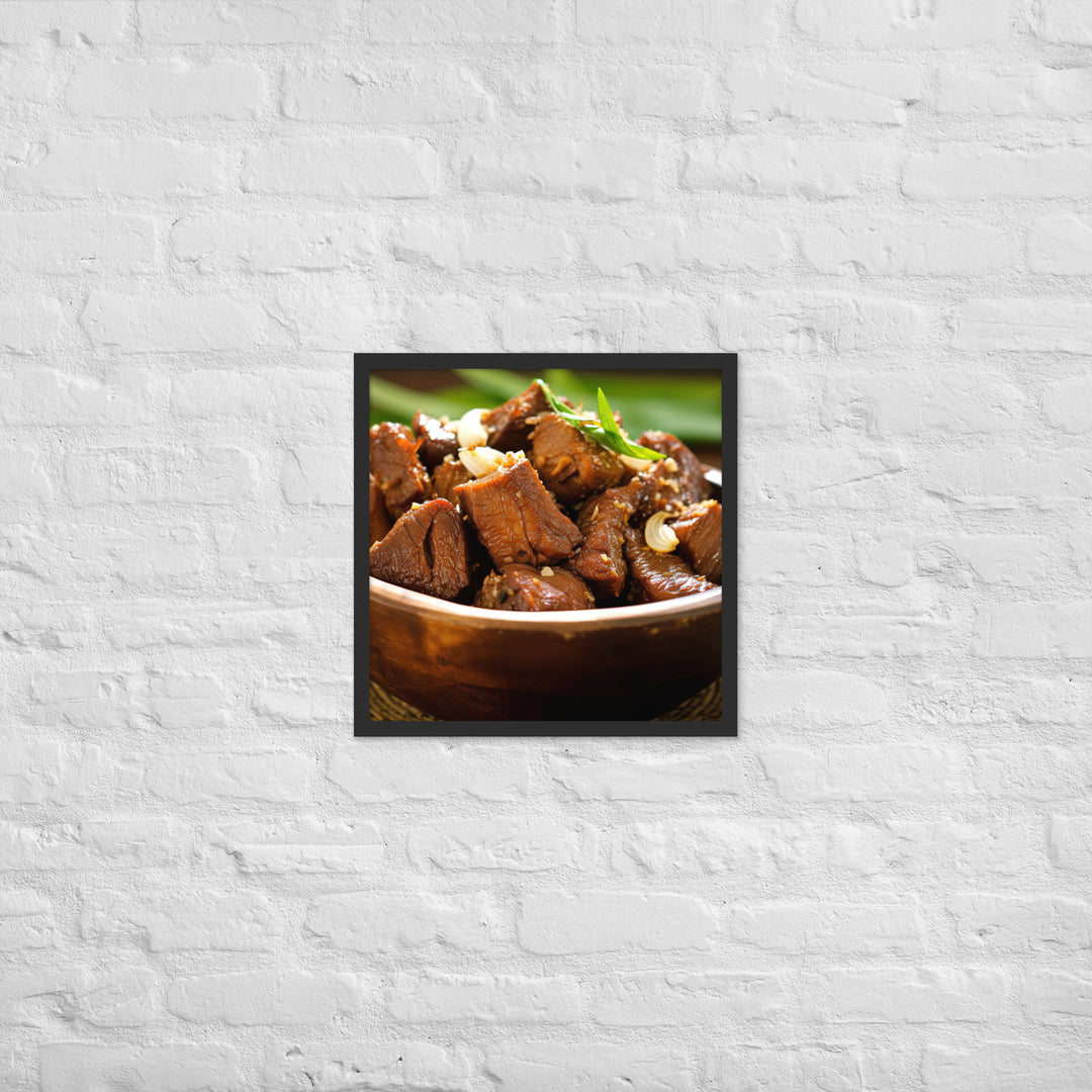 Adobo Framed poster 🤤 from Yumify.AI