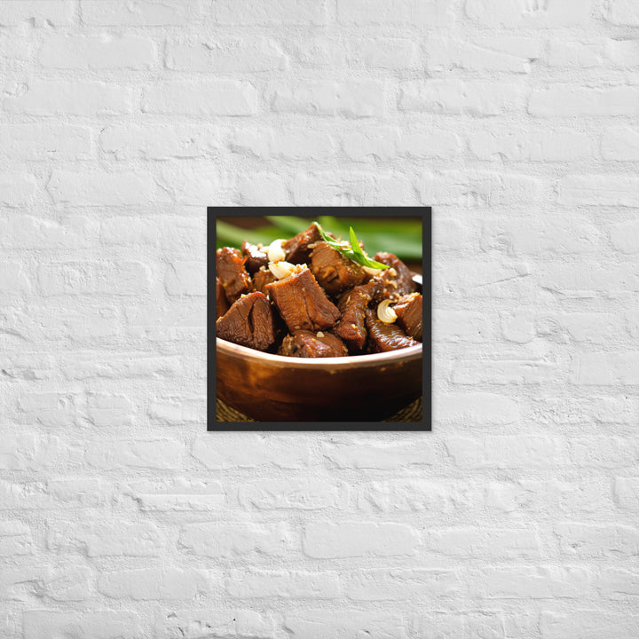 Adobo Framed poster 🤤 from Yumify.AI