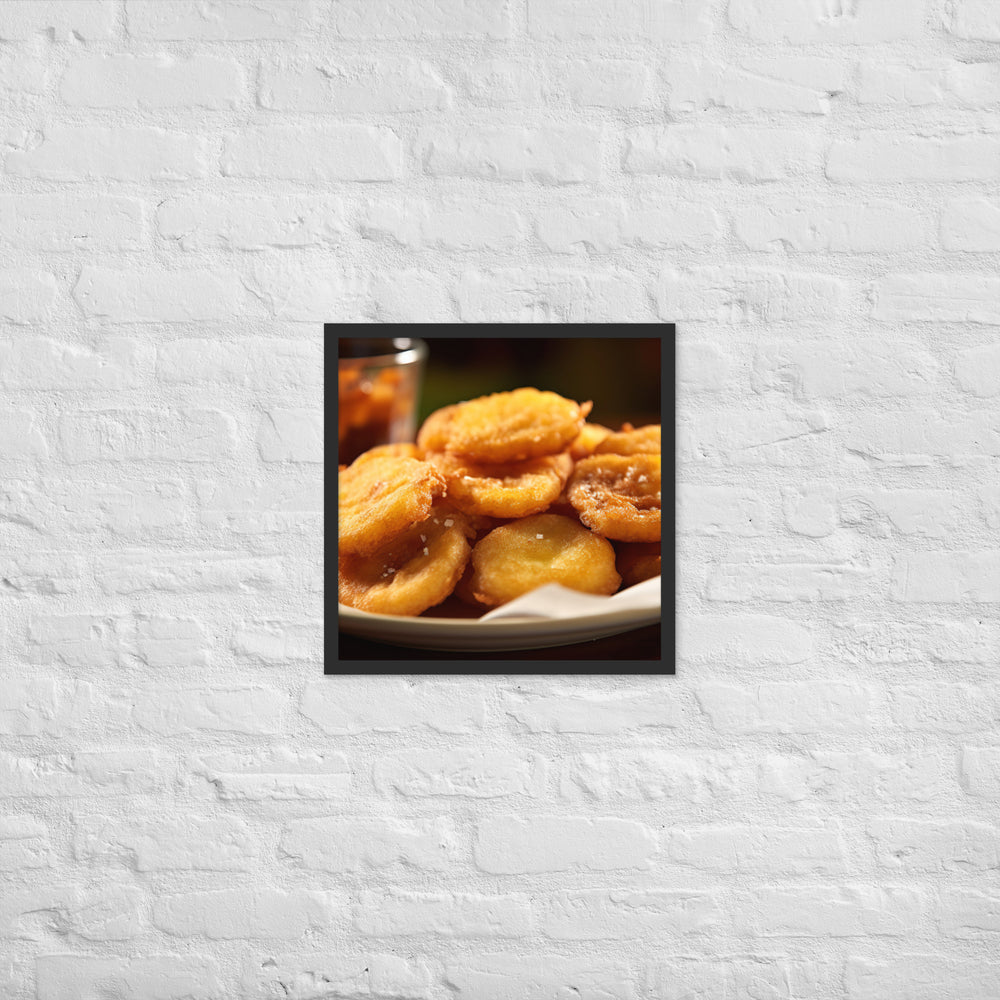 Pisang Goreng Framed poster 🤤 from Yumify.AI