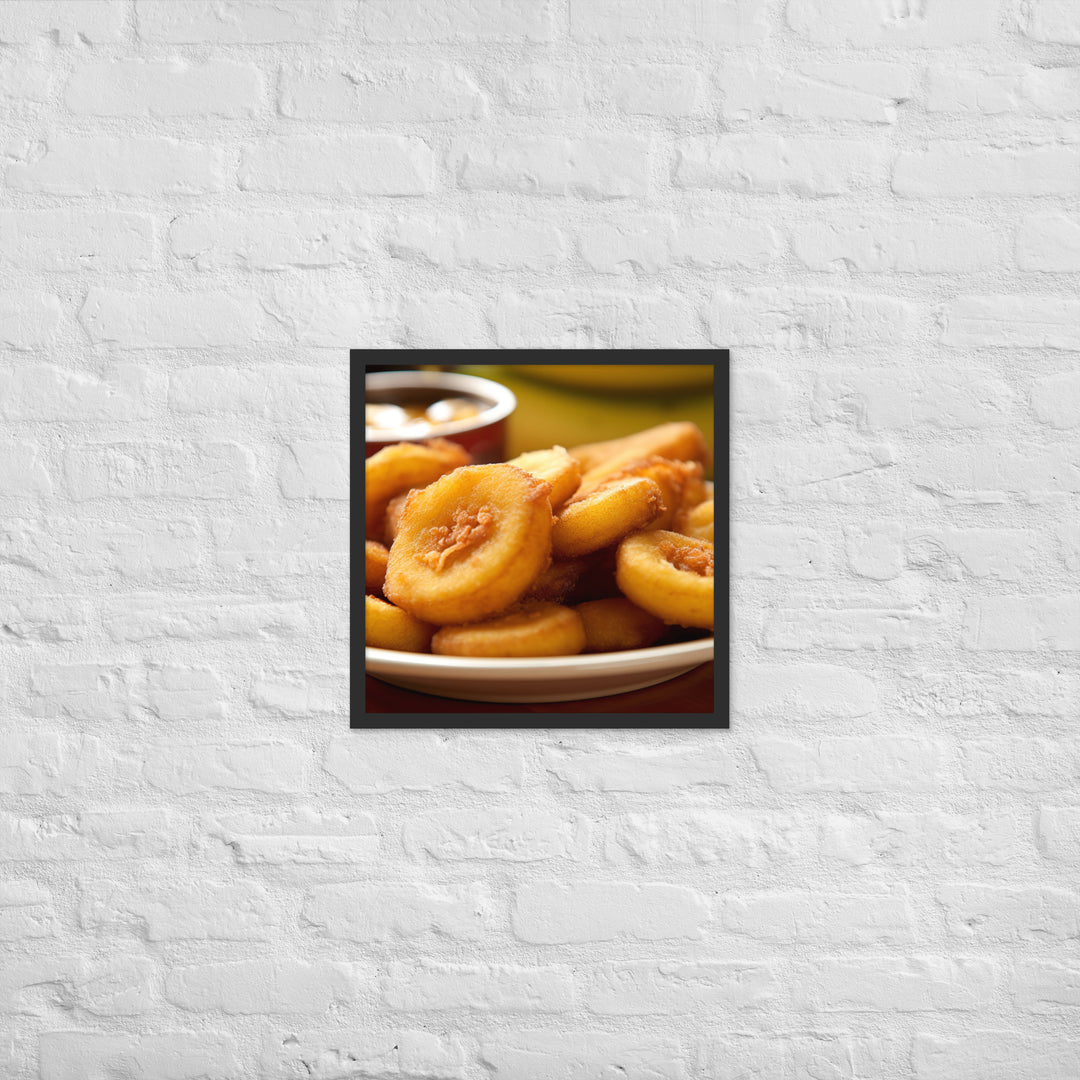 Pisang Goreng Framed poster 🤤 from Yumify.AI