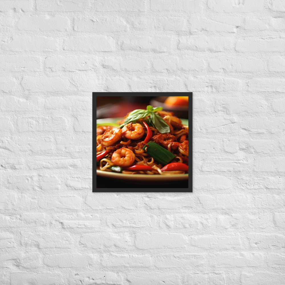 Mee Goreng Framed poster 🤤 from Yumify.AI