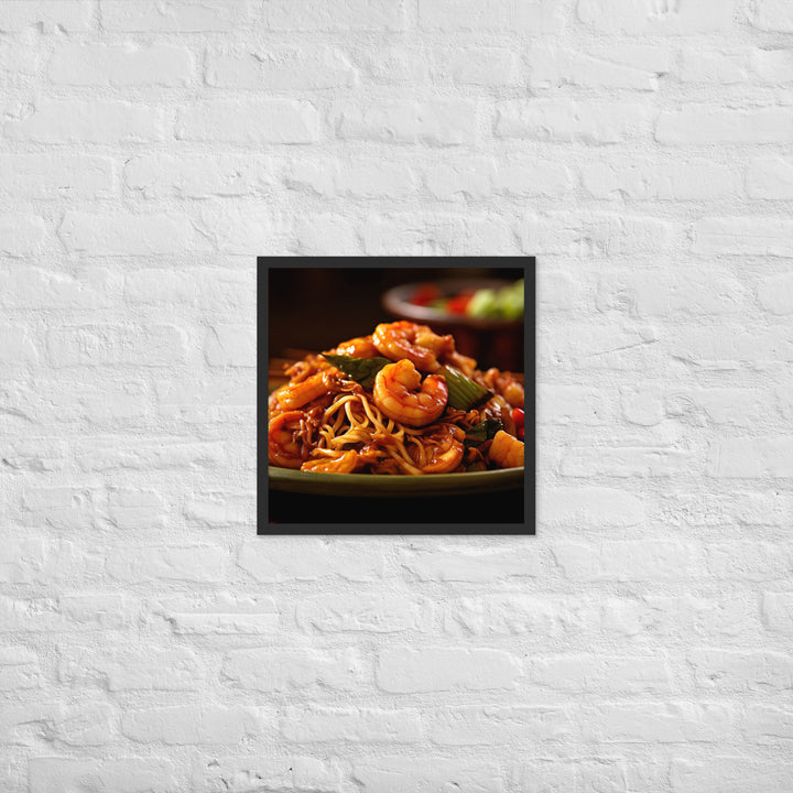 Mee Goreng Framed poster 🤤 from Yumify.AI