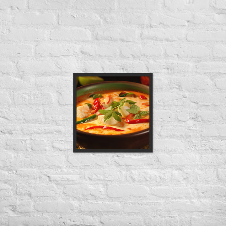 Laksa Framed poster 🤤 from Yumify.AI