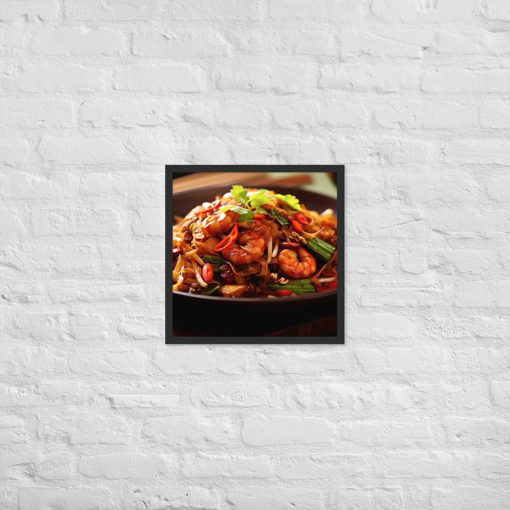 Char Kway Teow Framed poster 🤤 from Yumify.AI