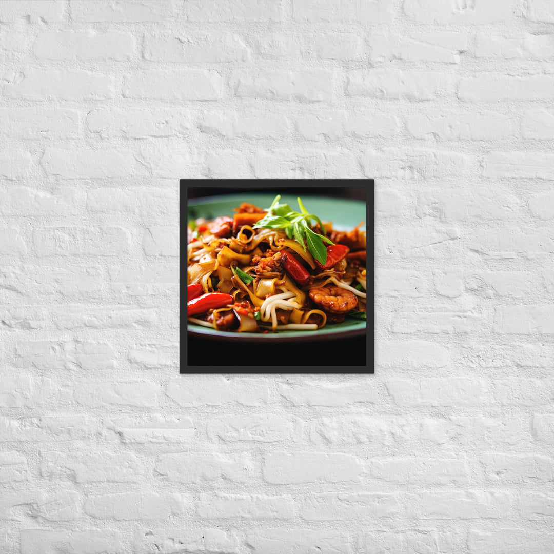 Char Kway Teow Framed poster 🤤 from Yumify.AI