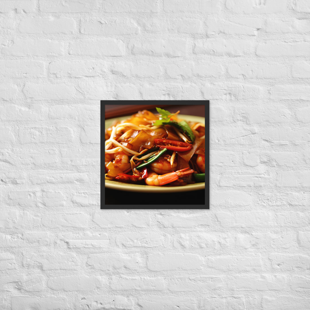 Char Kway Teow Framed poster 🤤 from Yumify.AI