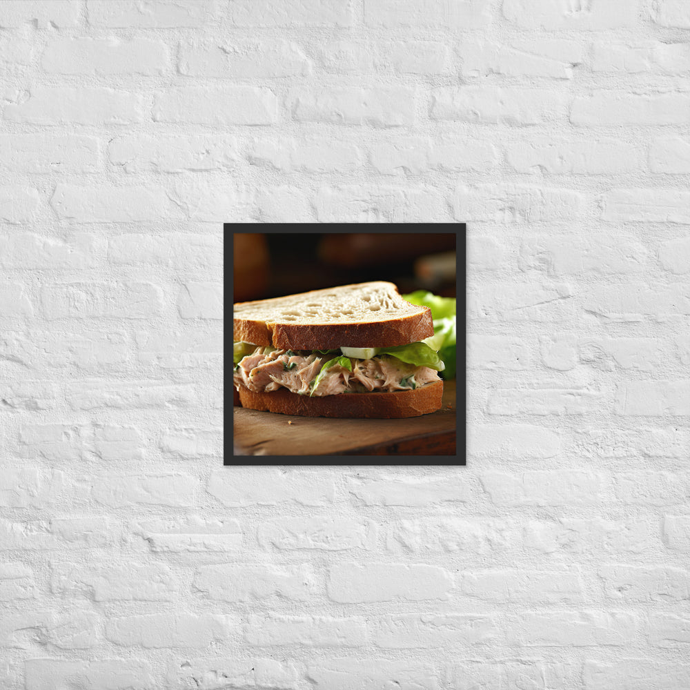 Tuna Salad Sandwich Framed poster 🤤 from Yumify.AI