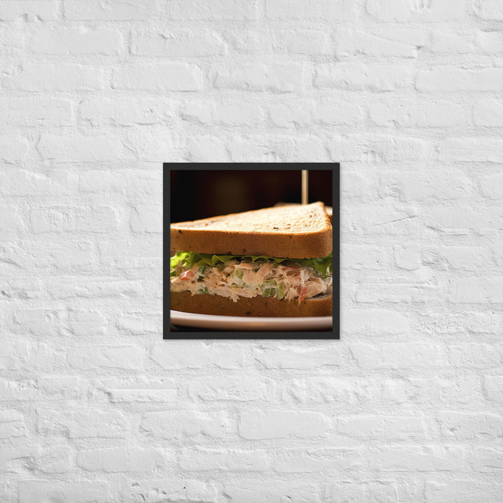 Tuna Salad Sandwich Framed poster 🤤 from Yumify.AI