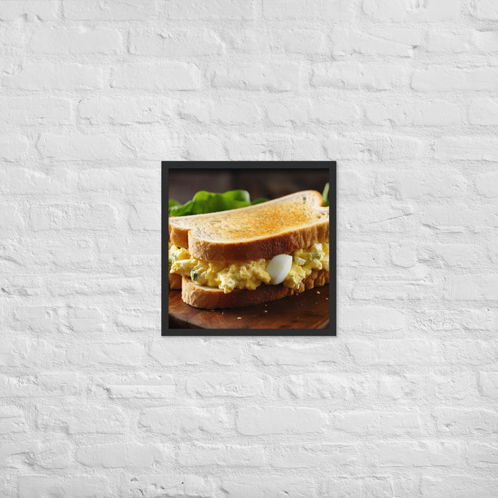 Egg Salad Sandwich Framed poster 🤤 from Yumify.AI