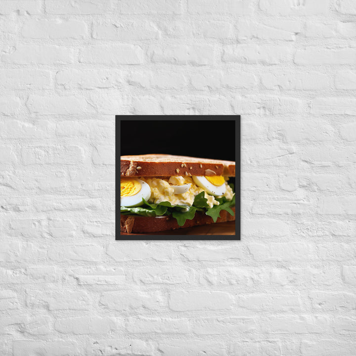 Egg Salad Sandwich Framed poster 🤤 from Yumify.AI