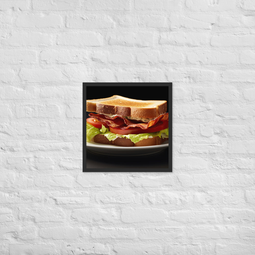 BLT Sandwich Framed poster 🤤 from Yumify.AI