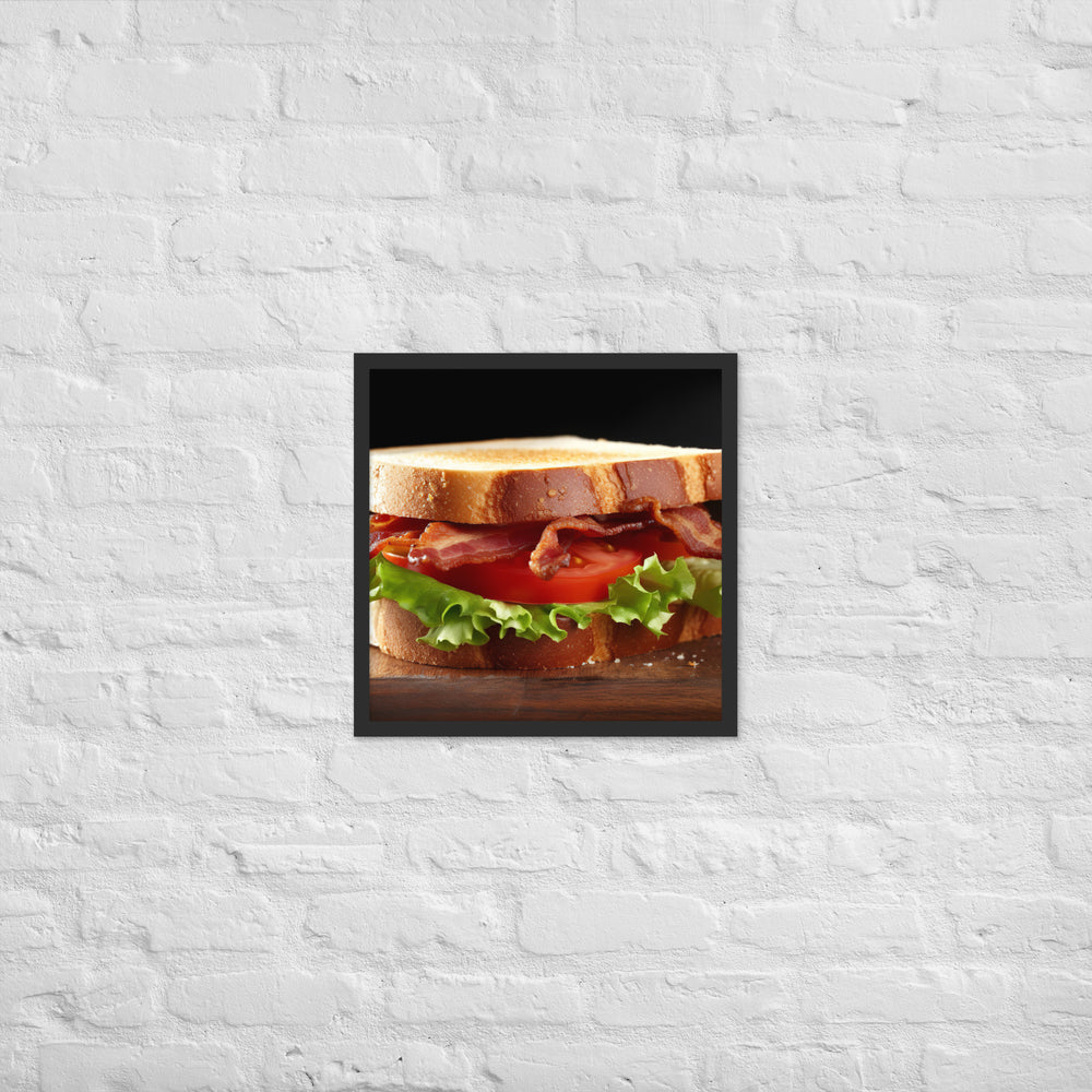BLT Sandwich Framed poster 🤤 from Yumify.AI