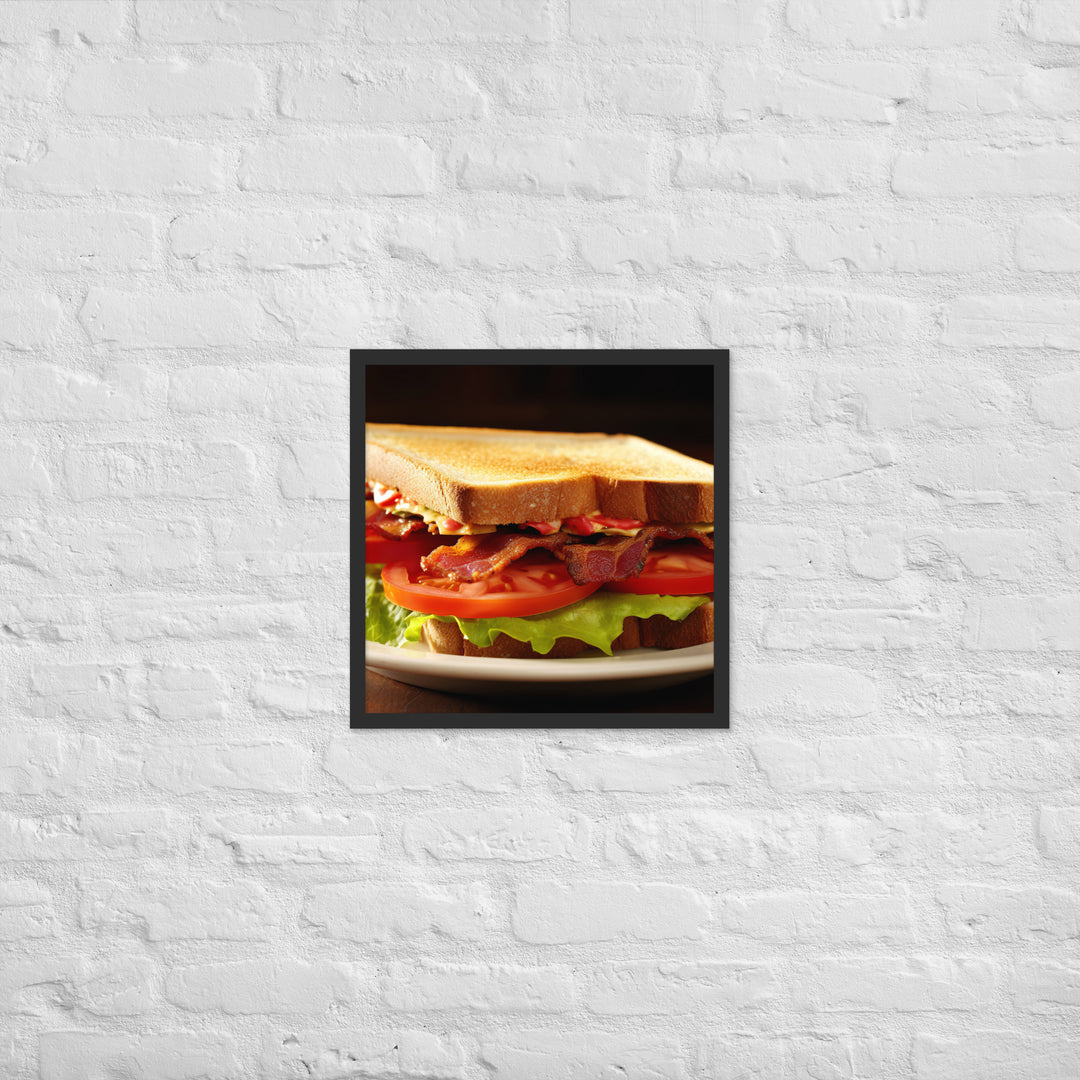 BLT Sandwich Framed poster 🤤 from Yumify.AI