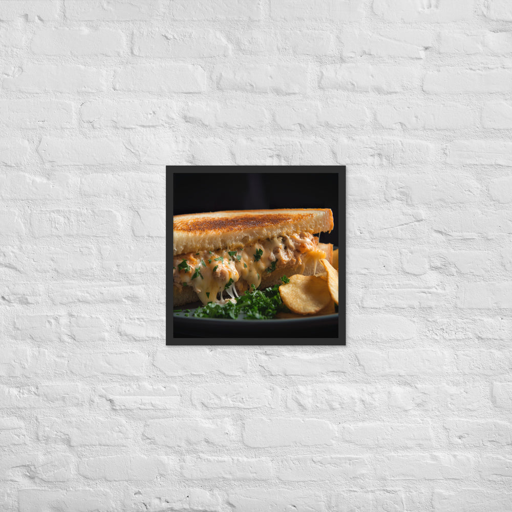 Toasty Tuna Melt Framed poster 🤤 from Yumify.AI