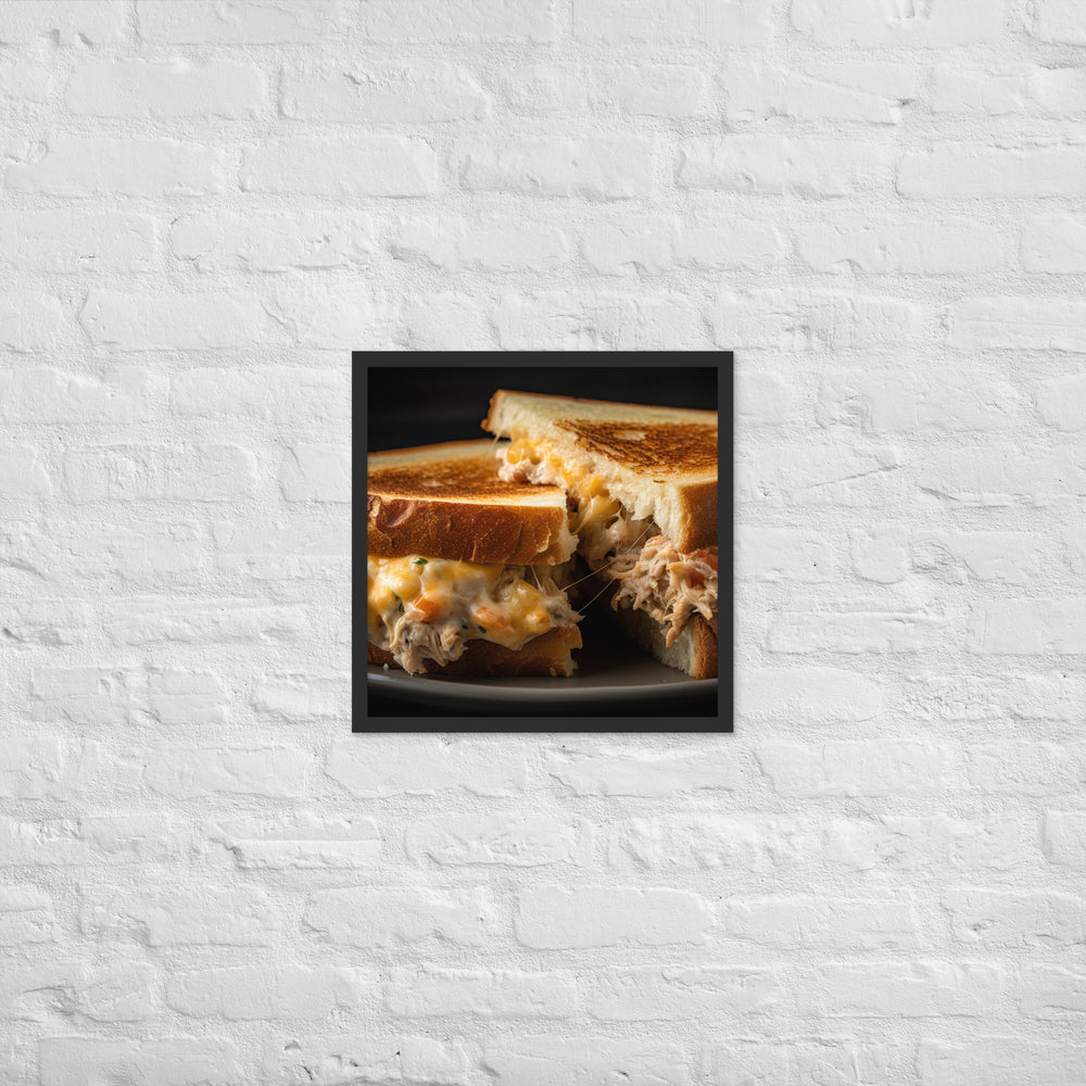 The Ultimate Tuna Melt Framed poster 🤤 from Yumify.AI
