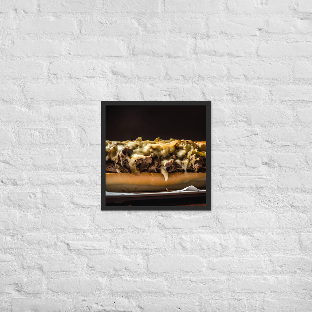 The Ultimate Philly Cheesesteak Framed poster 🤤 from Yumify.AI