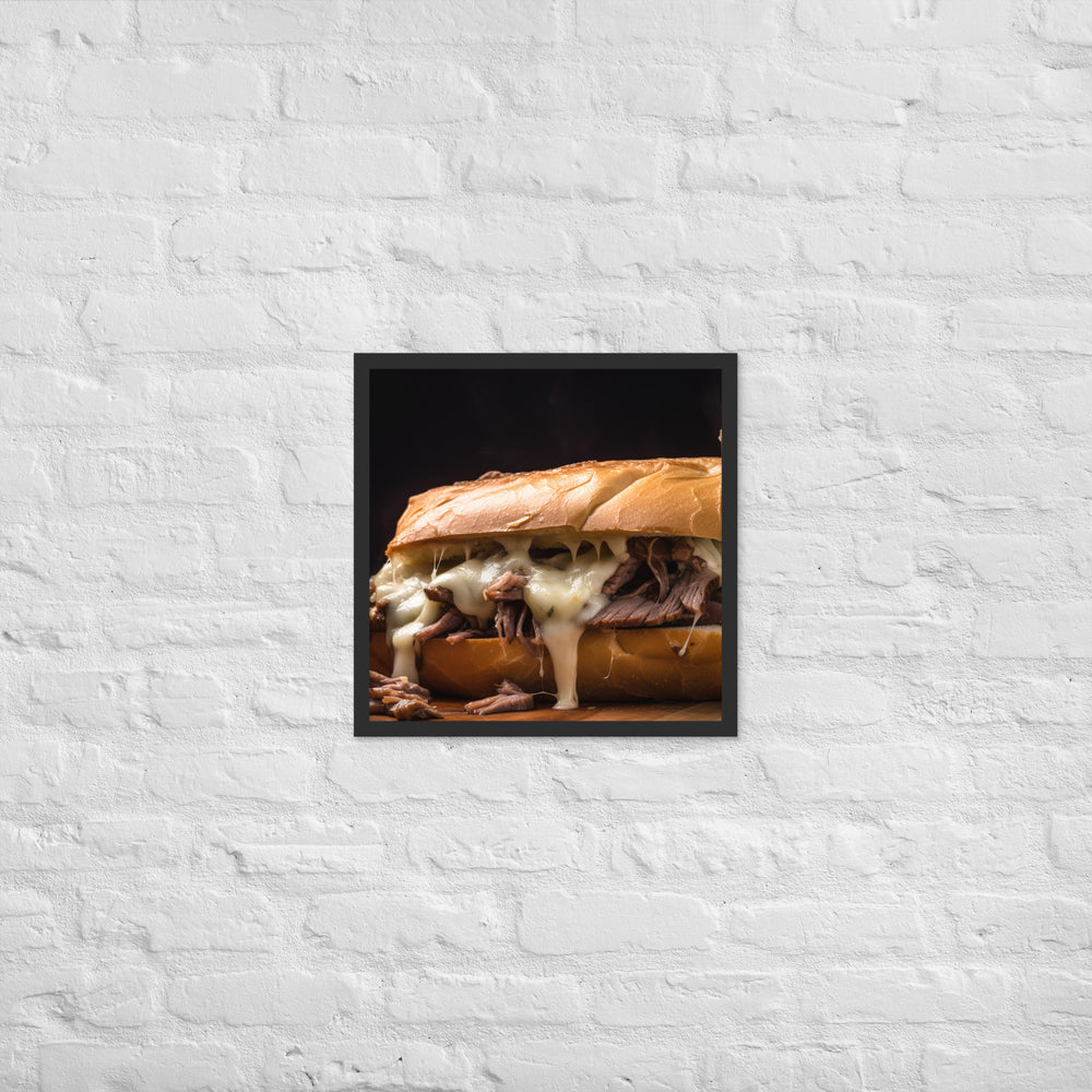 Classic French Dip Sandwich Framed poster 🤤 from Yumify.AI