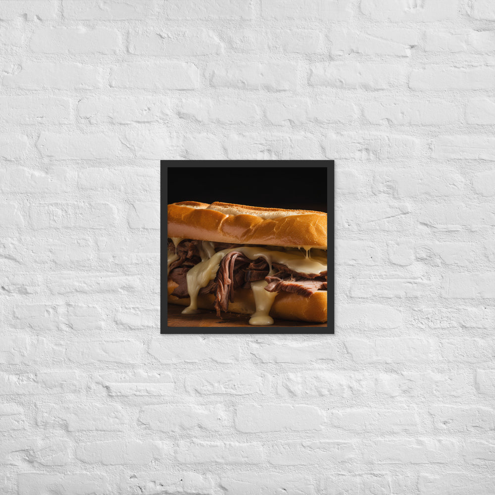 Classic French Dip Sandwich Framed poster 🤤 from Yumify.AI