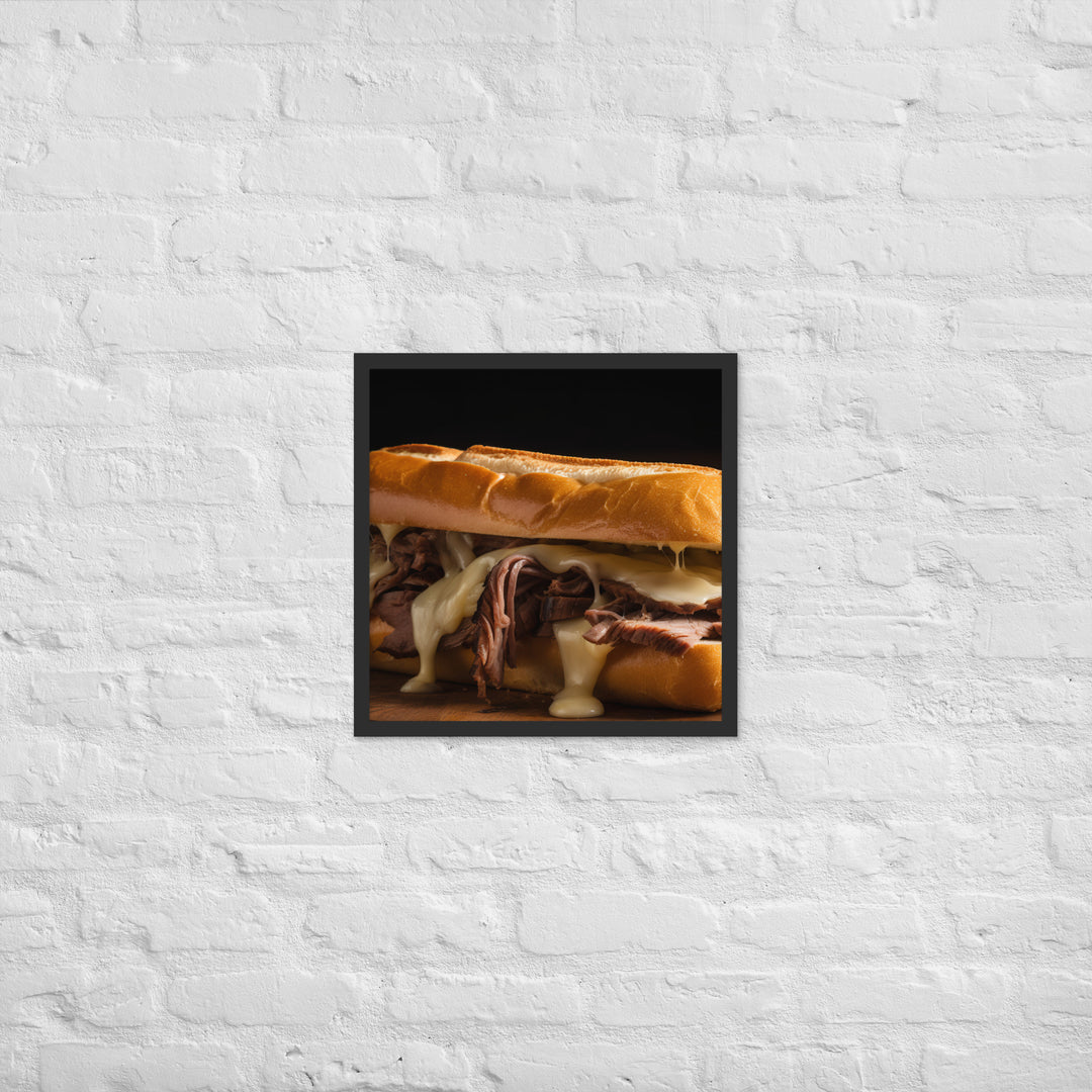 Classic French Dip Sandwich Framed poster 🤤 from Yumify.AI