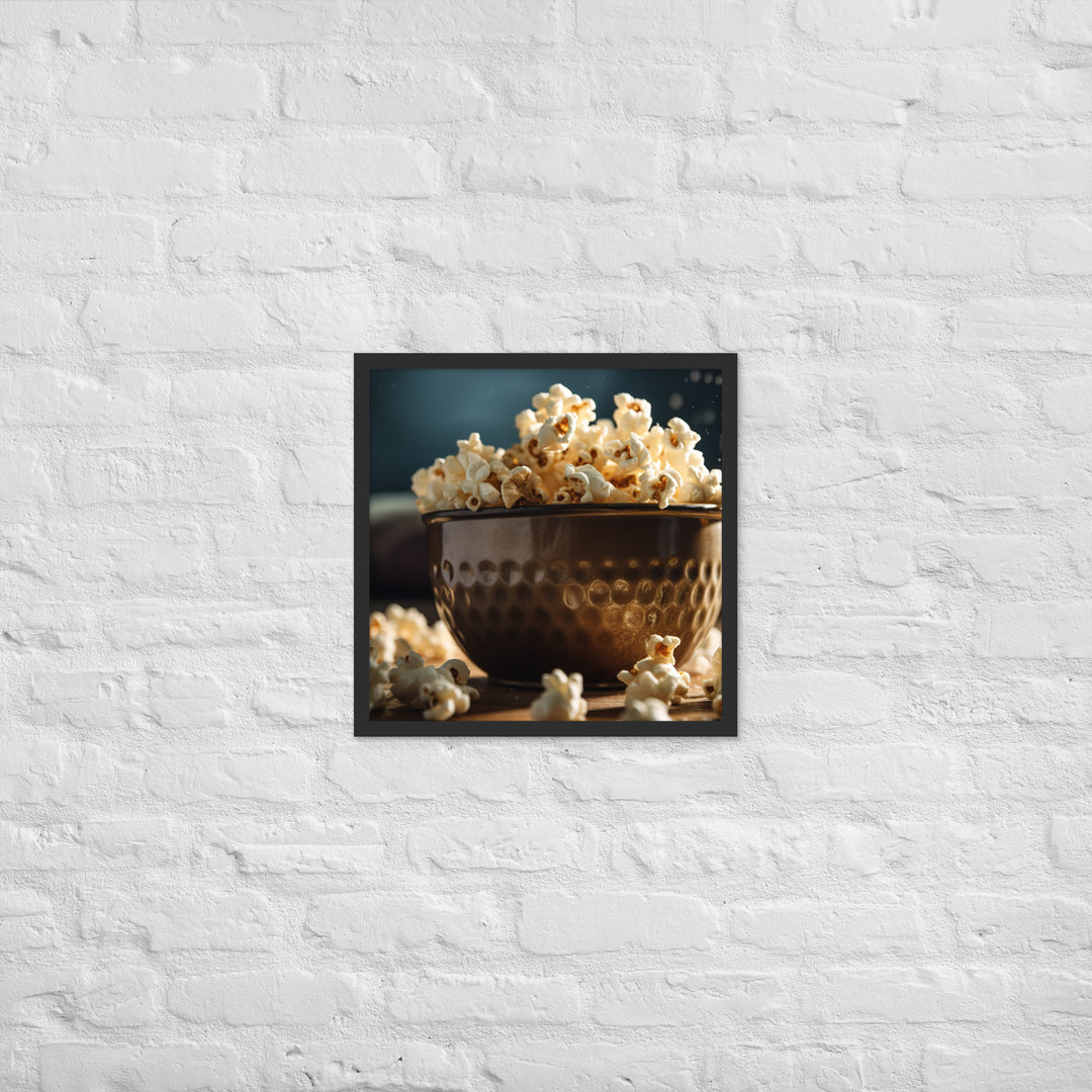 Kettle Corn Framed poster 🤤 from Yumify.AI