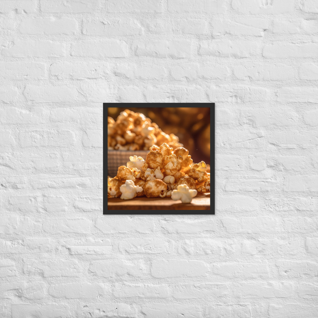 Cinnamon Sugar Popcorn Framed poster 🤤 from Yumify.AI