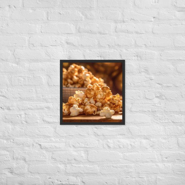 Cinnamon Sugar Popcorn Framed poster 🤤 from Yumify.AI