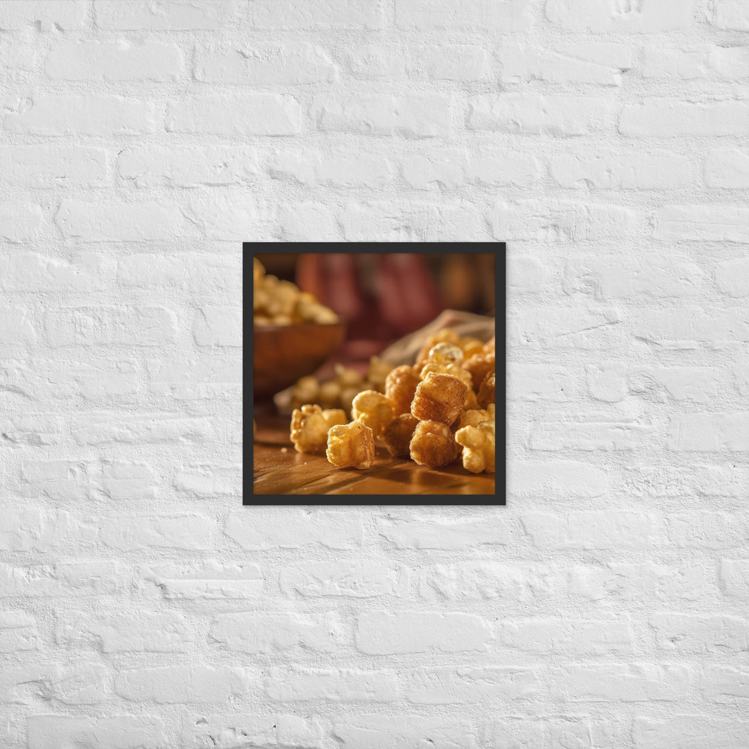 Cinnamon Sugar Popcorn Framed poster 🤤 from Yumify.AI