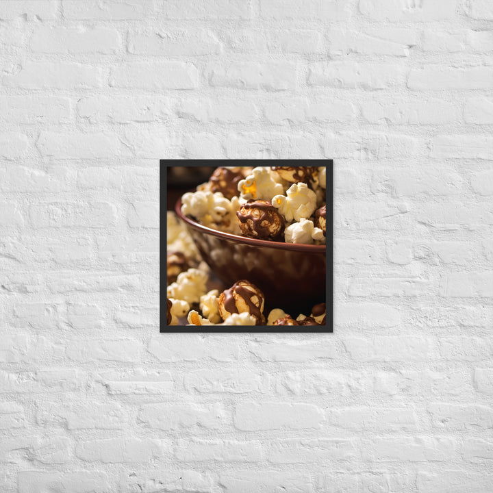 Chocolate Popcorn Framed poster 🤤 from Yumify.AI