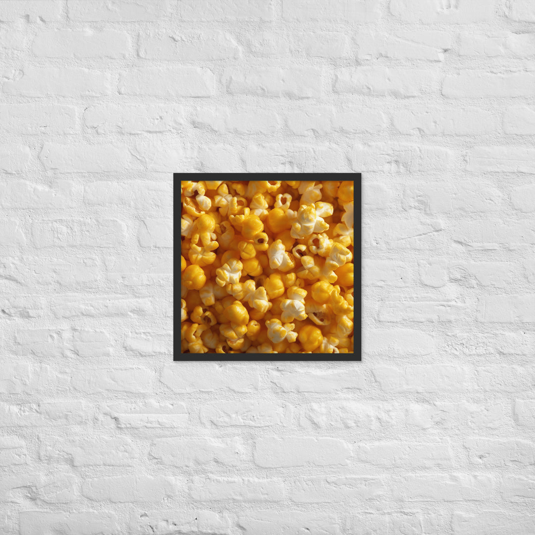 Cheese Popcorn Framed poster 🤤 from Yumify.AI