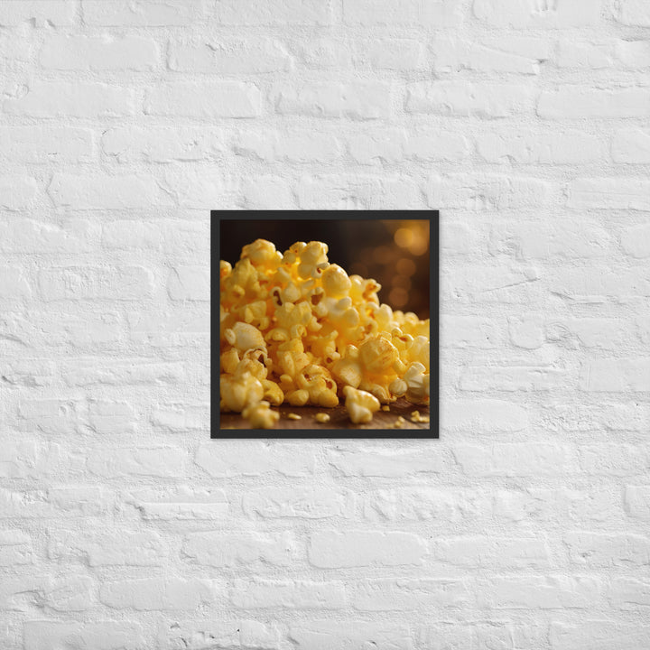 Cheese Popcorn Framed poster 🤤 from Yumify.AI