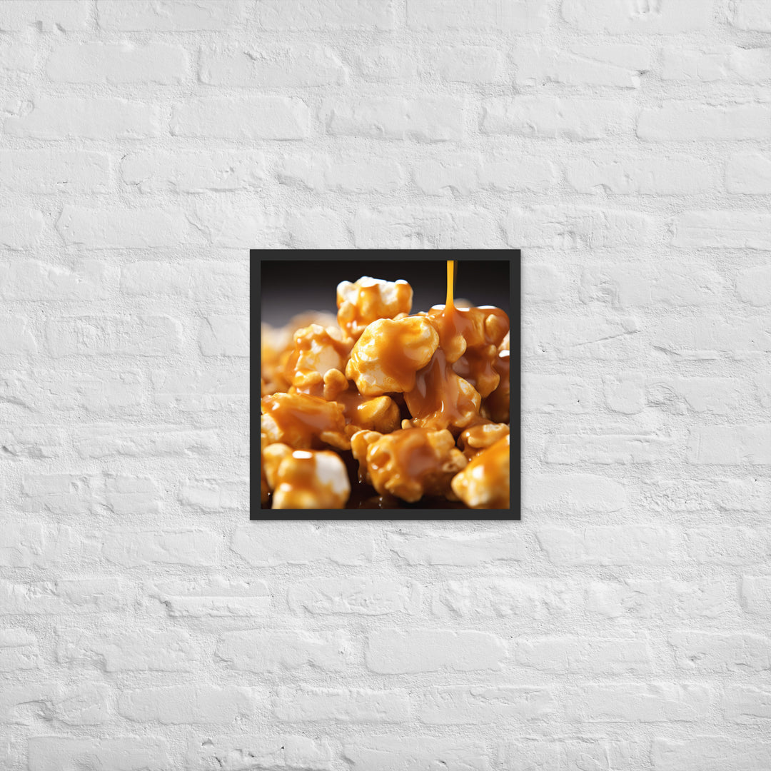 Caramel Popcorn Framed poster 🤤 from Yumify.AI